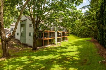 Lush landscaped grounds